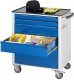 Werkzeugwagen 7350 | B700xT500xH860mm | 6xSchublade-VA | Metall-Top-25mm