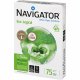 Navigator Kopierpapier Eco-Logical 82467A75S DIN A4 75g 500 Bl./Pack. Navigator Kopierpapier Eco-Logical 82467A75S DIN A4 75g 500 Bl./Pack.