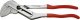 Zangenschlüssel PowerGRIP L.315mm Kopf verchromt Griffe roter Kunststoffüberzug
