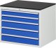 Schubladenschrank XL3.20 | B770xT650xH640mm | M-Top-22mm | 5xSchublade-TA Schubladenschrank XL3.20 | B770xT650xH640mm | M-Top-22mm | 5xSchublade-TA