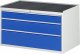 Schubladenschrank XXL3.16 | B1145xT650xH645mm | MT-Top-25mm | 3xSchublade-TA