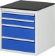 Schubladenschrank L3.1 | B580xT650xH640mm | M-Top-22mm | 4xSchublade-TA Schubladenschrank L3.1 | B580xT650xH640mm | M-Top-22mm | 4xSchublade-TA