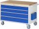 Montagewagen XXL3.6 | B1145xT650xH795mm | 4xSchublade-TA | B-Top-25mm