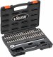 VIGOR Ratschenschlüssel ∙ Bit Satz ∙ V7784 ∙ 3/8 Zoll (10 mm) Sechskant massiv ∙ Tamper Resistant TORX® Profil | Innen TORX® Prof