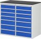 Schubladenschrank LL7.10.10 | B1145xT650xH1030mm | M-Top-22mm | 14xSchublade-TA