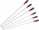VIGOR Schraubendreher Satz ∙ extra lang ∙ V4432/6 ∙ Kreuzschlitz Profil PH | Schlitz Profil ∙ 1,2 x 6 – 1,6 x 10 ∙ PH1 – PH3