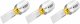 HAZET Bit 2208N-6/3 ∙ 1/4 Zoll (6,3 mm) Sechskant massiv ∙ Schlitz Profil ∙ 3-teilig ∙ SW 0,6 x 4,5 mm