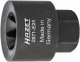 HAZET Bremssattel Einsatz 2871-E24 ∙ 22 mm Außen-Sechskant ∙ Außen TORX® Profil ∙ SW E24