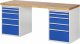 Werkbank 7511A3 | B2000xT700xH890mm | 10xSchublade-TA Werkbank 7511A3 | B2000xT700xH890mm | 10xSchublade-TA