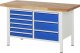 Werkbank höhenverstellbar 8479A2 | B1500xT700xH840-1040mm | 9xSchublade-TA Werkbank höhenverstellbar 8479A2 | B1500xT700xH840-1040mm | 9xSchublade-TA