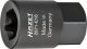 HAZET Bremssattel Einsatz 2871-E18 ∙ 22 mm Außen-Sechskant ∙ Außen TORX® Profil ∙ SW E18