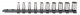 1/4" Satz Steckschlüsseleinsätze auf Steckschlüsselleiste 5-14mm 10 St. 1/4" Satz Steckschlüsseleinsätze auf Steckschlüsselleiste 5-14mm 10 St.