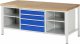 Werkbank höhenverstellbar 8751A2 | B2000xT900xH840-1040mm | 4xSchublade-TA Werkbank höhenverstellbar 8751A2 | B2000xT900xH840-1040mm | 4xSchublade-TA