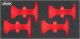 VIGOR Weichschaumeinlage ∙ leer ∙ V4915-L ∙ L x B x H: 393 mm x 188 mm x 35 mm