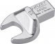HAZET Einsteck-Maulschlüssel 6450C-13 ∙ 9 x 12 mm Einsteck-Vierkant massiv ∙ Außen Sechskant Profil ∙ SW 13 mm