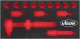 VIGOR Weichschaumeinlage ∙ leer ∙ V5011-L ∙ L x B x H: 393 mm x 188 mm x 35 mm