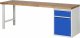 Werkbank 7502A1 | B2500xT700xH890mm | 1xSchublade-TA | 1xTür Werkbank 7502A1 | B2500xT700xH890mm | 1xSchublade-TA | 1xTür