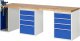 Werkbank 7510A9 | B2500xT700xH890mm | 8xSchublade-TA | 1xSSKL