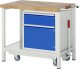 Werkbank mit Fahrgestell 8152 | B1000xT700xH880mm | 1xSchublade-TA | 1xTür Werkbank mit Fahrgestell 8152 | B1000xT700xH880mm | 1xSchublade-TA | 1xTür