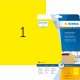 HERMA Etikett SPECIAL 4421 210x297mm gelb 20 St./Pack. HERMA Etikett SPECIAL 4421 210x297mm gelb 20 St./Pack.
