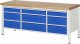 Werkbank 8753A2 | B2000xT700xH840mm | 9xSchublade-TA Werkbank 8753A2 | B2000xT700xH840mm | 9xSchublade-TA