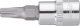 VIGOR T Schraubendreher-Einsatz ∙ V2596N ∙ 1/4 Zoll (6,3 mm) Vierkant hohl ∙ Tamper Resistant TORX® Profil ∙ SW T9H
