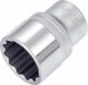 HAZET Steckschlüsseleinsatz 900AZ-15/16 ∙ 1/2 Zoll (12,5 mm) Vierkant hohl ∙ Außen Doppelsechskant-Tractionsprofil ∙ SW 15⁄16″