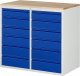 Schubladeschrank LL7.11 | B1145xT650xH1035mm | B-Top-25mm | 12xSchublade-TA