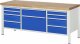 Werkbank höhenverstellbar 8755A2 | B2000xT700xH840-1040mm | 10xSchublade-TA Werkbank höhenverstellbar 8755A2 | B2000xT700xH840-1040mm | 10xSchublade-TA
