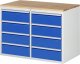 Schubladenschrank LL5.1.1 | B1145xT650xH825mm | B-Top-25mm | 8xSchublade-TA