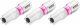 HAZET Bit 2223N-T40H/3 ∙ 1/4 Zoll (6,3 mm) Sechskant massiv ∙ Tamper Resistant TORX® Profil ∙ 3-teilig ∙ SW T40H