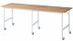 Fahrbarer Arbeitstisch Jerry (6 LR) | B2500xT800xH900mm | B-Platte-25mm Fahrbarer Arbeitstisch Jerry (6 LR) | B2500xT800xH900mm | B-Platte-25mm