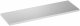 VIGOR Edelstahl-Arbeitsplatte kombiniert ∙ mittel ∙ V6000-01541-X ∙ L x B x H: 1541 mm x 500 mm x 40 mm