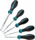 HAZET Schraubendreher Satz HEXAnamic® 802/5 ∙ Schlitz Profil | Kreuzschlitz Profil PH ∙ 5-teilig ∙ 0,8 x 4 – 1,2 x 6,5 ∙ PH1 – PH