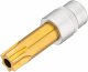 HAZET Nockenwellen-Versteller Schraubendreher-Einsatz ∙ mit Bohrung 2788-T100H ∙ 1/2 Zoll (12,5 mm) Vierkant hohl ∙ Tamper Resis