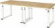 Werkbank elektrisch höhenverstellbar | B2500xT900xH740-1140mm | B-Platte-40 mm