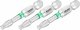 HAZET Bit 2223NSLG-T20/3 ∙ 1/4 Zoll (6,3 mm) Sechskant massiv ∙ Innen TORX® Profil ∙ 3-teilig ∙ SW T20