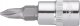 VIGOR Kreuzschlitz Schraubendreher-Einsatz ∙ V2593N ∙ 1/4 Zoll (6,3 mm) Vierkant hohl ∙ Kreuzschlitz Profil PH ∙ SW PH0