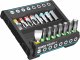 SmartHolder mit 16 Bits ∙ kurz 2304SH-1 ∙ 1/4 Zoll (6,3 mm) Sechskant massiv ∙ Schlitz Profil | Kreuzschlitz Profil PH | Inn