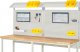 System-Aufbau - Komplettset 02 | für Produktbreite 2500 mm | RAL7035/RAL7035