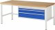 Werkbank höhenverstellbar 8326A1 | B2000xT900xH840-1040mm | 3xSchublade-TA Werkbank höhenverstellbar 8326A1 | B2000xT900xH840-1040mm | 3xSchublade-TA
