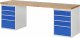 Werkbank 7510A3 | B2500xT700xH890mm | 8xSchublade-TA Werkbank 7510A3 | B2500xT700xH890mm | 8xSchublade-TA