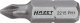 HAZET Bit 2215-PH2 ∙ 1/4 Zoll (6,3 mm) Sechskant massiv ∙ Kreuzschlitz Profil PH ∙ SW PH2