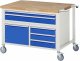 Fahrbare Werkbank 8922 | B1250xT900xH920-1120mm | 5xSchublade-TA | 1xTür Fahrbare Werkbank 8922 | B1250xT900xH920-1120mm | 5xSchublade-TA | 1xTür