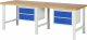 Werkbank 7125A1 | B2500xT900xH840mm | 4xSchublade-VA Werkbank 7125A1 | B2500xT900xH840mm | 4xSchublade-VA