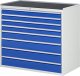 Schubladenschrank XXL7.8 | B1145xT650xH1035mm | MT-Top-25mm | 8xSchublade-VA Schubladenschrank XXL7.8 | B1145xT650xH1035mm | MT-Top-25mm | 8xSchublade-VA