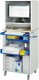 Computer-Station 2075 | B720xT660xH1850mm | mobil Computer-Station 2075 | B720xT660xH1850mm | mobil