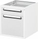 Unterbau-Container mit 2 Schubladen | B480xT600xH545mm | RAL7035/RAL7035 Unterbau-Container mit 2 Schubladen | B480xT600xH545mm | RAL7035/RAL7035