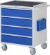 Montagewagen XL5.1 | B770xT650xH975mm | 4xSchublade-TA | MT-Top-25mm
