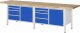 Werkbank höhenverstellbar 8470A2 | B3000xT700xH840-1040mm | 8xSchublade-TA | 2xTür Werkbank höhenverstellbar 8470A2 | B3000xT700xH840-1040mm | 8xSchublade-TA | 2xTür